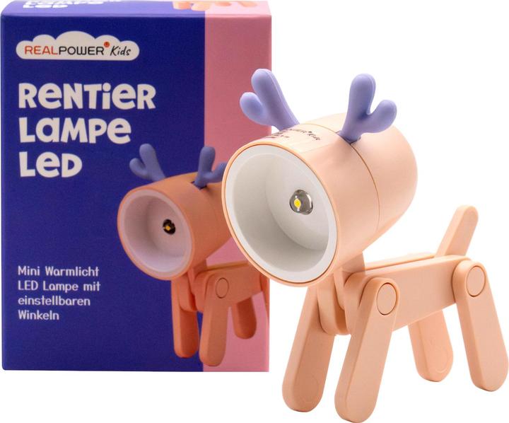 Actual product image RealPower LED-Tier Taschenlampe Pink deer (6.40 cm)