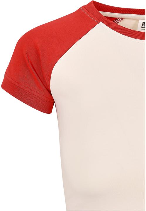 Image du produit Urban Classics Tee-shirt de base-ball rétro pour femmes Organic Stretch Short (S)