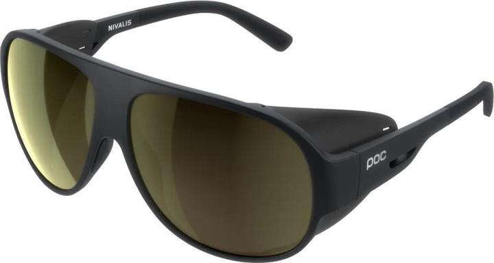 Poc Nivalis Sportbrille (Black, HiPER Crimson Silver Mirror)