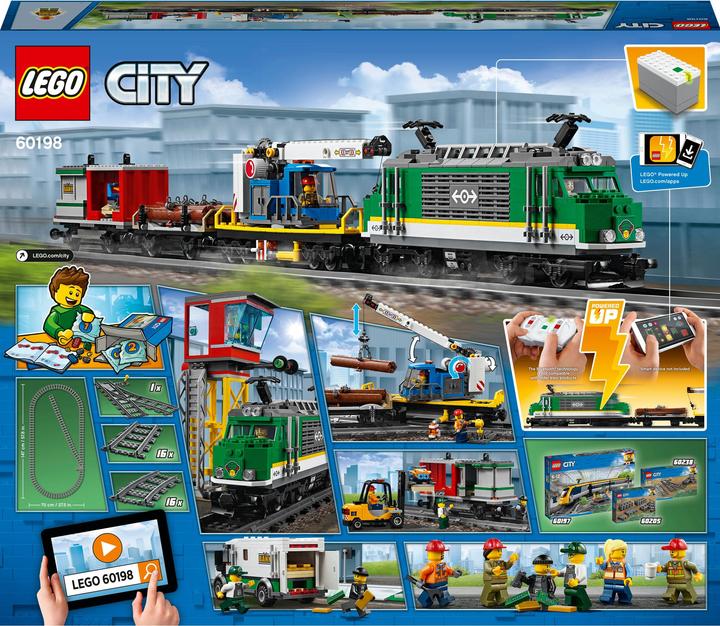 Actual product image LEGO Freight train (60198, LEGO City, LEGO Powered UP)