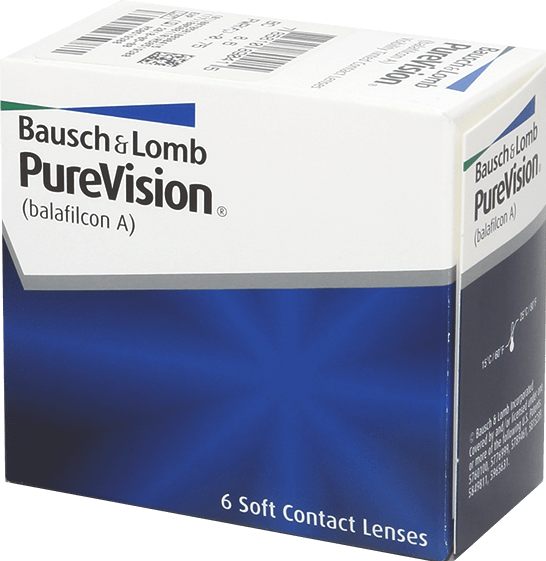 Actual product image PureVision monthly lenses (6 Piece, Monthly lens, Spherical)