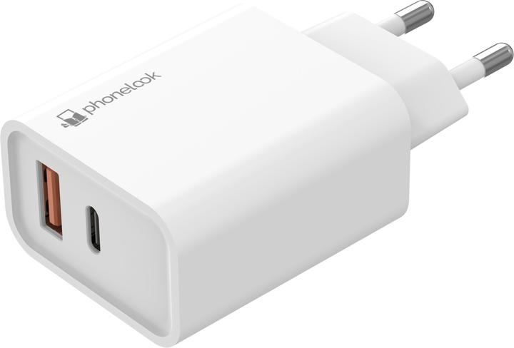 Actual product image PhoneLook Chargeur rapide 25W USB-A et USB-C Adaptateur secteur dual (25 W)