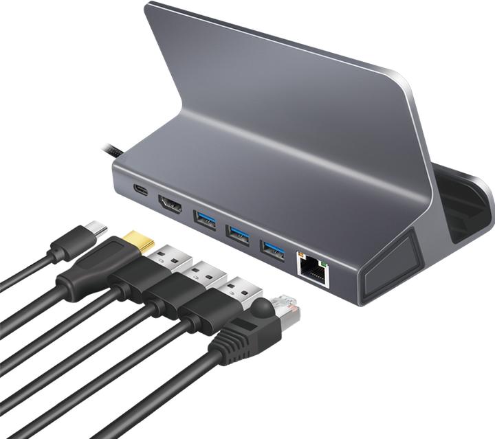Produktbild LogiLink UA0408 (USB-C, 6 Ports)