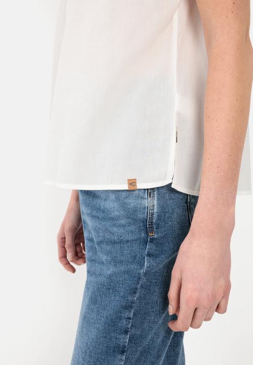 Produktbild Camel Active Halbarm Bluse aus einem Baumwoll-Twill (XS)