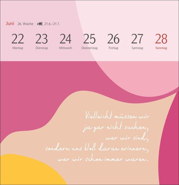 Immagine prodotto Harenberg Clara Louise: Die Sonne in Orange getaucht Premium-Postkartenkalender 2026 - 53 Postkarten mit