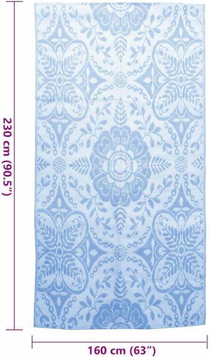 Actual product image vidaXL Outdoor-Teppich