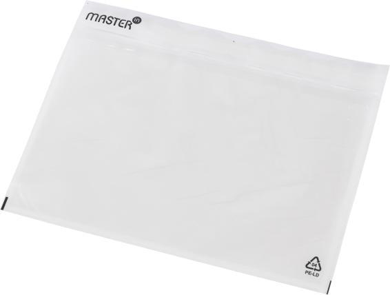 Produktbild Master'In Følgeseddellomme C5 Transparent 1000stk/kar - (1000 stk.) (230 x 160 mm, 1000x)