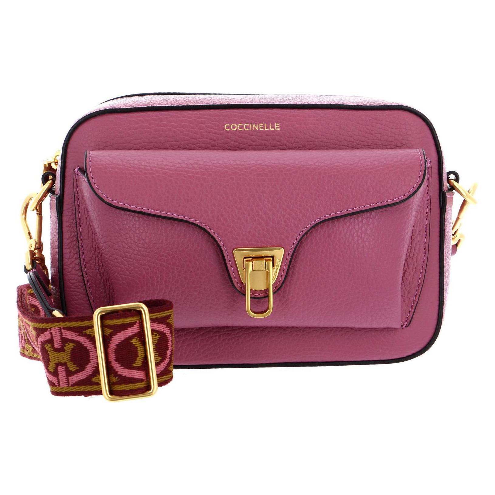 Coccinelle, Damen, Handtasche, Beat Soft Ribb Crossbody Bag Grained Leather