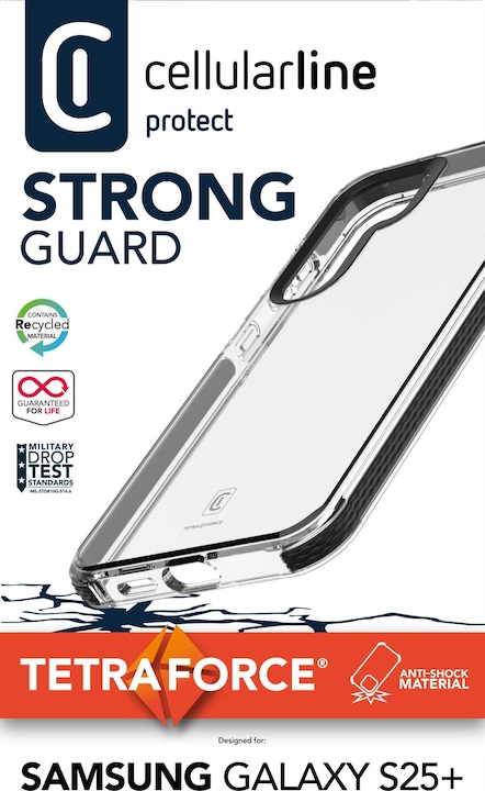 Immagine prodotto Cellularline Tetra Force Strong Guard - Galaxy S25+ (Samsung Galaxy S25+)