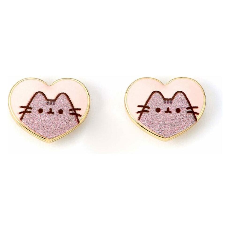 Carat, Ohrringe, Pusheen - Love - Boucles D'Oreilles, (Zinklegierung Und Emaille)