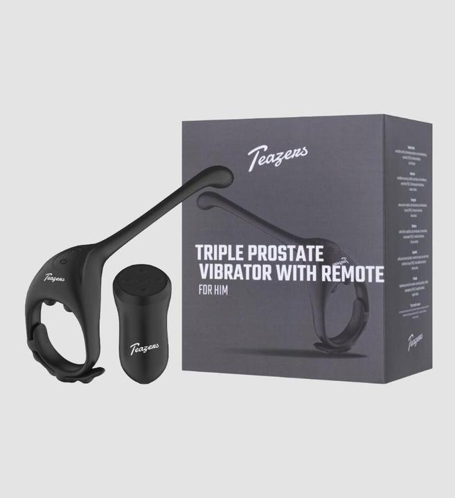 Produktbild Teazers Dreifacher Prostata Vibrator mit Fernbedienung