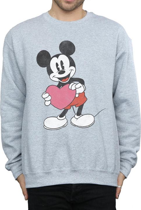 Immagine prodotto Disney Mickey Mouse Valentine Heart Felpa Uomo (XXL)