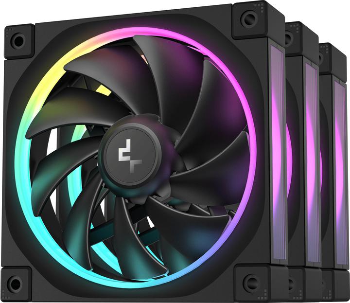Deepcool FL12 3in1 120x120x25 Black (120 mm, 3x)