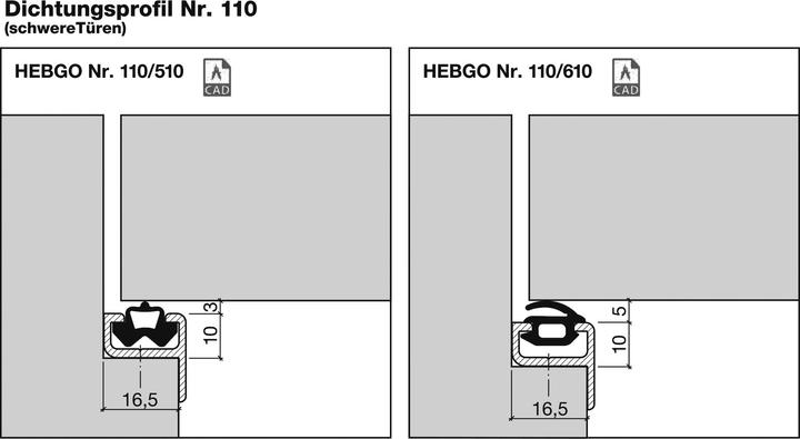 Productafbeelding Hebgo Bevestigingsprofielen 110