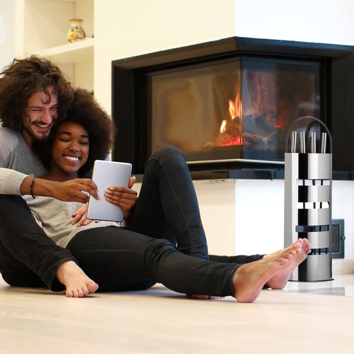 Produktbild Relaxdays Kaminbesteck (23 x 15 x 66 cm)