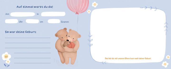 Actual product image Memory album for siblings (17.50 x 21.60 cm)