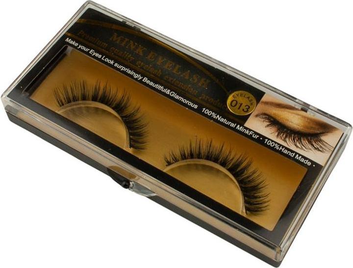 Actual product image JTI Luxurious false eyelashes made from mink fur - #013 (Artificial eyelashes)