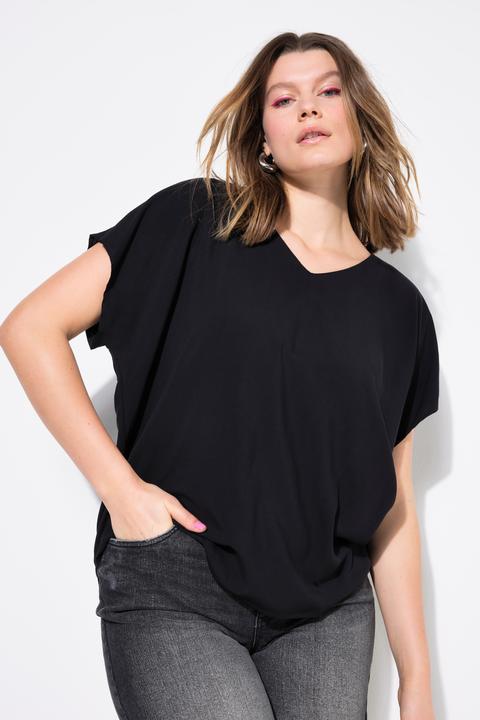 Produktbild Studio Untold Blusenshirt, oversized, V-Ausschnitt (50, 52)