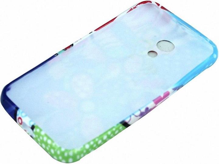 Actual product image König Design Protective cover mobile phone case TPU for mobile phone Motorola Moto G2 motif colourful flowers (Motorola Moto E2)