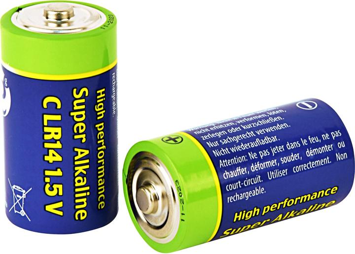 Produktbild Gembird EG-BA-LR14-01 Haushaltsbatterie Einwegbatterie Alkali (1 Stk., C, 7500 mAh)