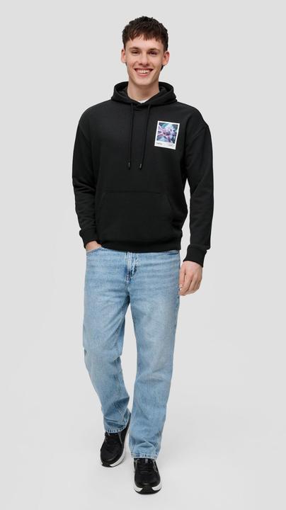 Produktbild s.Oliver Sweatshirt Hoodie-Sweatshirt mit Fotoprint (M)