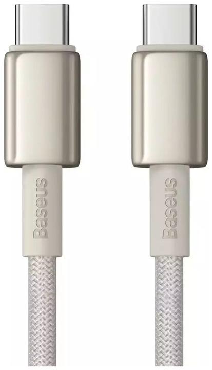 Produktbild Baseus Cable USB-C to USB-C Tungsten Gold, 100W, 1m (gold) (1 m, USB 2.0, 100 W)