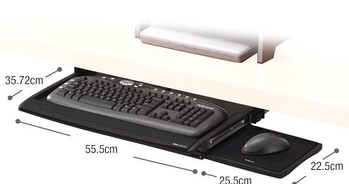Actual product image Fellowes Office Suites keyboard drawer