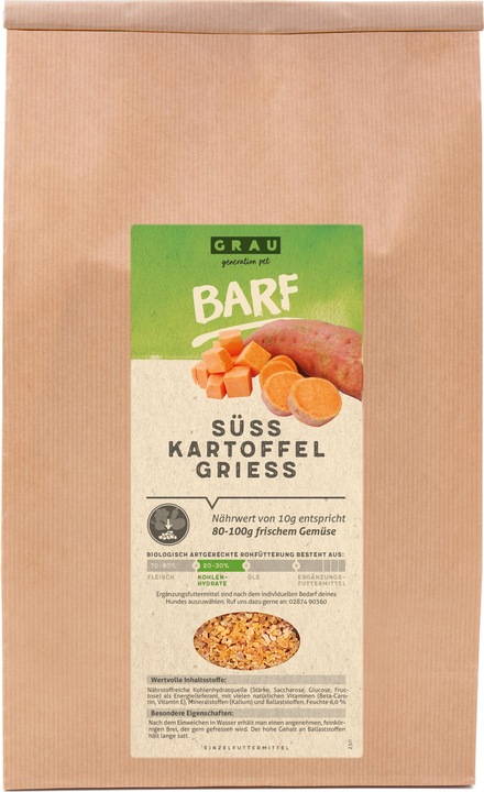 Produktbild Grau BARF-Hunde-Ergänzungsfutter (Adult, 1200 g)