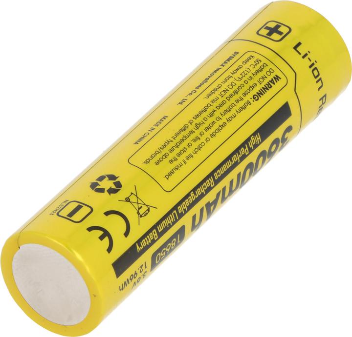 Produktbild Nitecore Li-Ion Akku Typ 18650 mit 3600mAh NL1836 mit Schutzschaltung, 69,8mm x 18,6mm