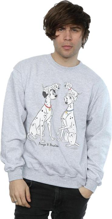 Produktbild Disney 101 Dalmatians Classic Pongo And Perdita Sweatshirt (XL)