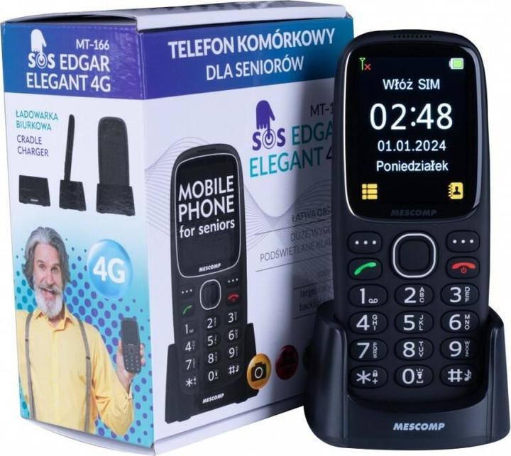 Produktbild MesMed Mobiltelefon Mescomp MT-166 Edgar Elegant 4G (2 Mpx)