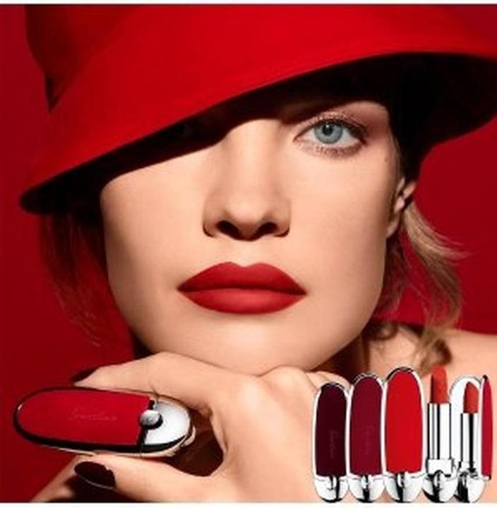 Actual product image Guerlain Rouge G de Legendary Reds (1870 Rouge Impérial Satin)