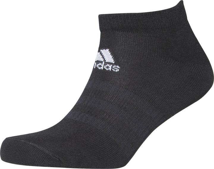 Actual product image adidas 3 pairs performance no show sneaker socks unisex short sock, colour:black - white - grey, sock (XL)