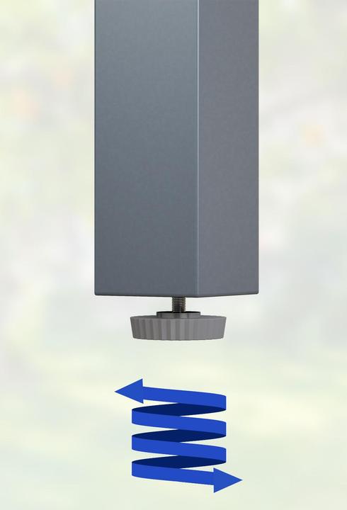 Produktbild Casaria Aluminium Gartentisch (90 x 90 x 73 cm)