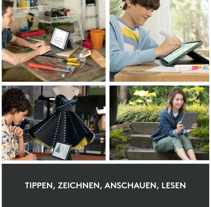 Produktbild Logitech Rugged Folio (CH, iPad 2022 (10. Gen))