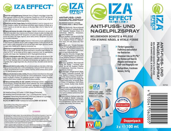 Nährwerte und Zutaten MediaShop IZA Effect (Fussbad, 200 ml)