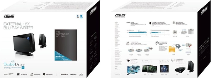 Image du produit ASUS Bw-16d1h-U Pro (Lecteur DVD, Graveur de CD, Lecteur de CD, Graveur de DVD, Graveur Blu-ray, Lecteur Blu-ray)