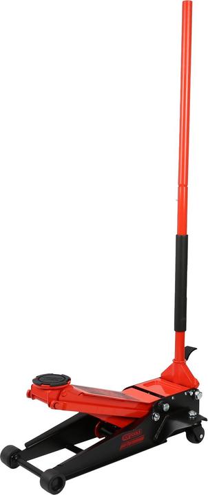 KS Tools - performance Hydraulischer Stahl-Wagenheber, 2500 kg, flach, Hubhöhe: 75-510 mm