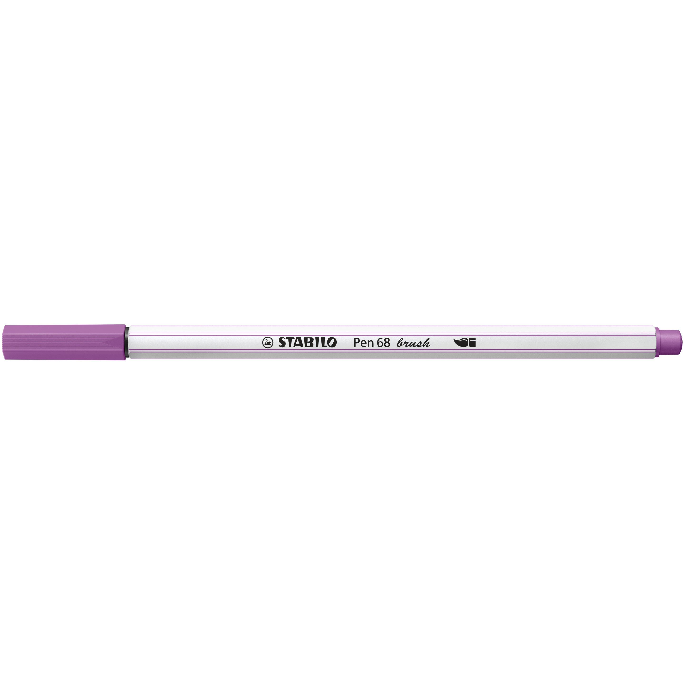 STABILO, Malstifte, Pen 68 brush Premium-Filzstift (Pflaume, 1 x)
