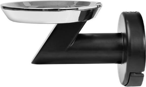 Produktbild Maclean MC-857 - Wandhalterung für Lautsprecher, kompatibel mit Google Home, schwarz/silber (Wandmontage)