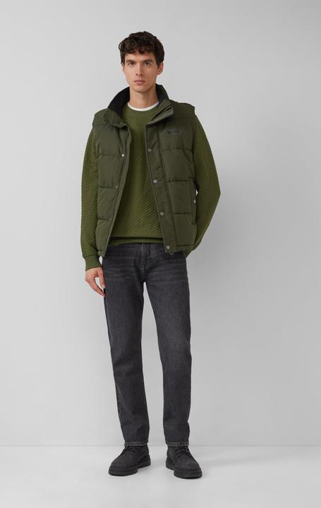 Produktbild s.Oliver Sweatshirt Strukturiertes Sweatshirt mit Crew Neck (M)