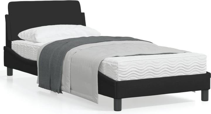 Produktbild vidaXL Bettgestell mit Kopfteil Stoff (90 x 200 cm)