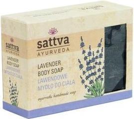 Sattva Ayurveda Sattva Body Soap Indian Glycerin Soap Lavender 125G (Flüssigseife)