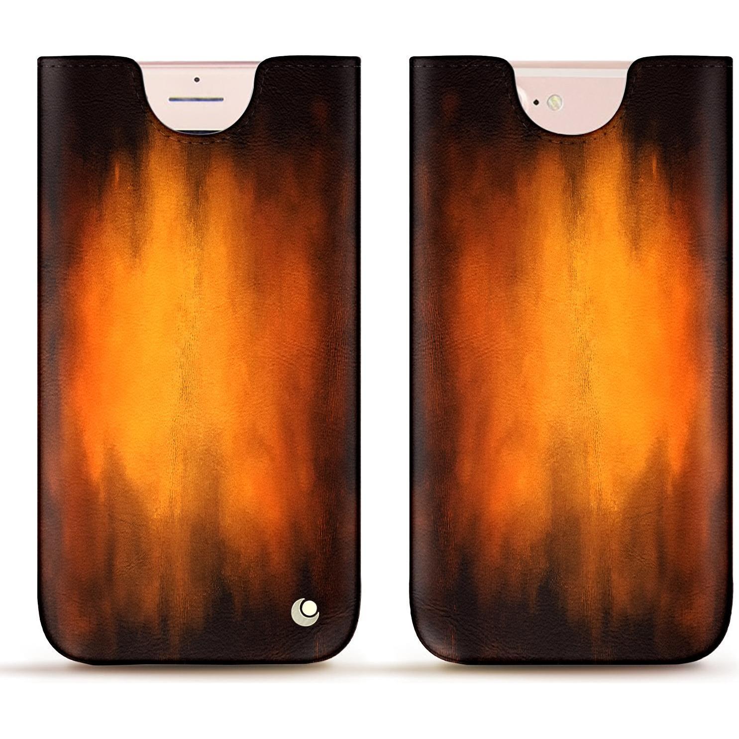 Thumbnail - Noreve Lederschutzhülle (Apple iPhone 7 Plus), Smartphone Hülle, Violett