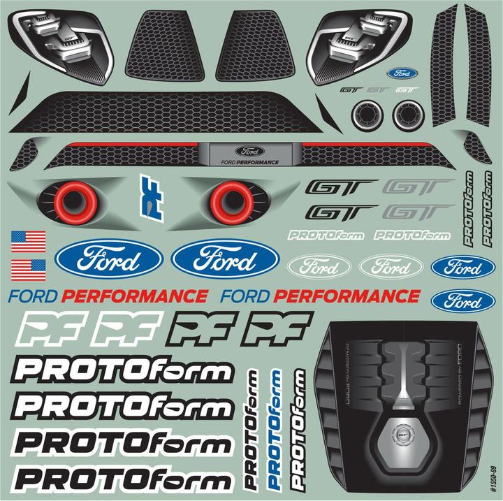 Image du produit Proline Carrosserie Ford GT, LW non peinte, 1:10