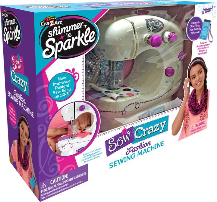 Produktbild Character Shimmer 'n Sparkle - Sew Crazy Sewing Machine (40-00033)