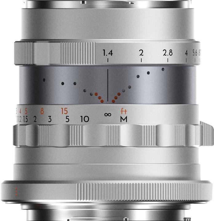 Actual product image Thypoch Full-frame Photography Lens Simera 28mm f1.4 for Canon RF Mount - Silver (Canon RF, full size)