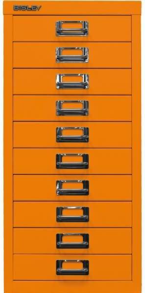 Image du produit Bisley MultiDrawer™ L2910 Armoire à tiroirs orange 10 tiroirs 27,8 x 38,0 x 59,0 cm