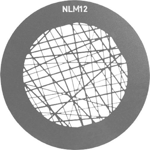 Produktbild Nanlux Gobo Set 1 zu NL Mount Projektionsaufsatz