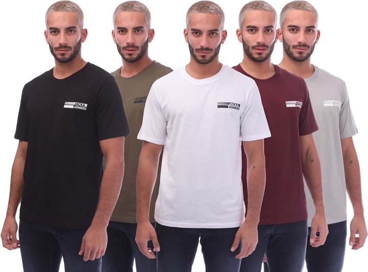 Immagine prodotto Jack & Jones Maglietta Velocità Uomo Misura Confezione 5 (S)